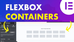 elementor container